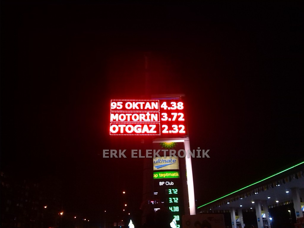 benzinlik fiyat panosu izmir